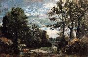 John Constable A Lane near Flatford painting